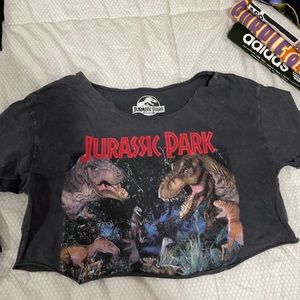 Jurassic park crop top